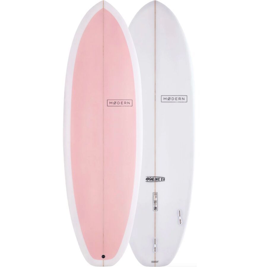 backcountry Modern Surfboards Highline 2.0 PU Surfboard Candy Pink