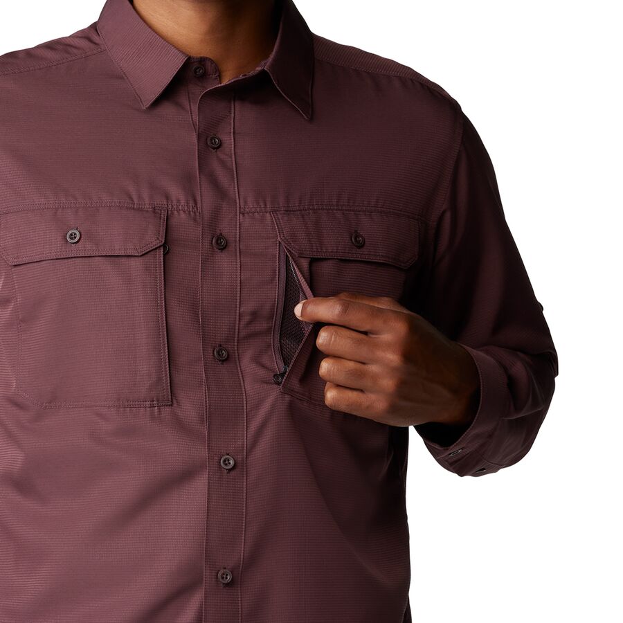 Backcountry Mountain Hardwear Canyon Long-Sleeve Shirt - Men's Blackberry