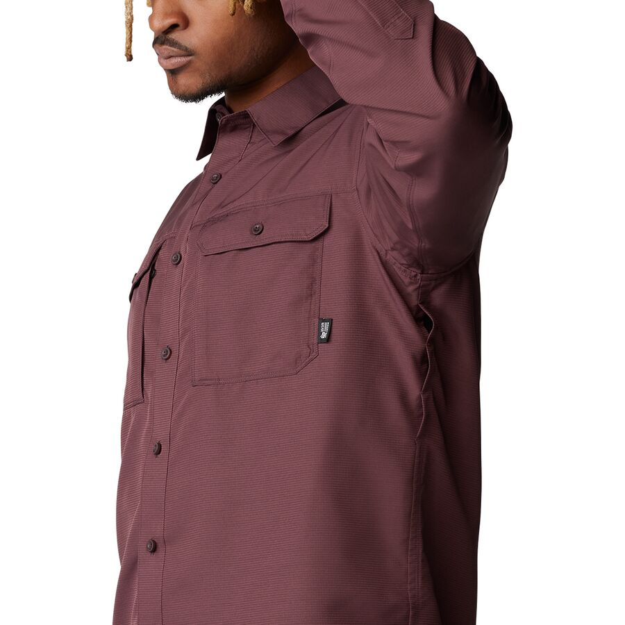 Backcountry Mountain Hardwear Canyon Long-Sleeve Shirt - Men's Blackberry