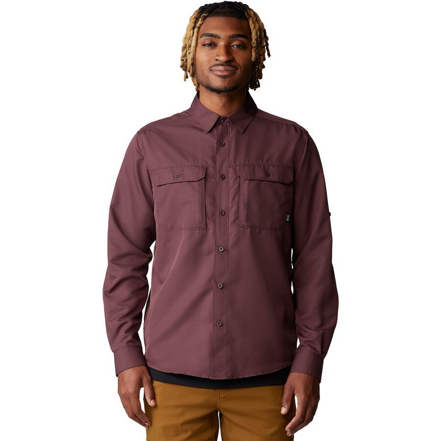 backcountry Mountain Hardwear Canyon Long-Sleeve Shirt - Men's Blackberry