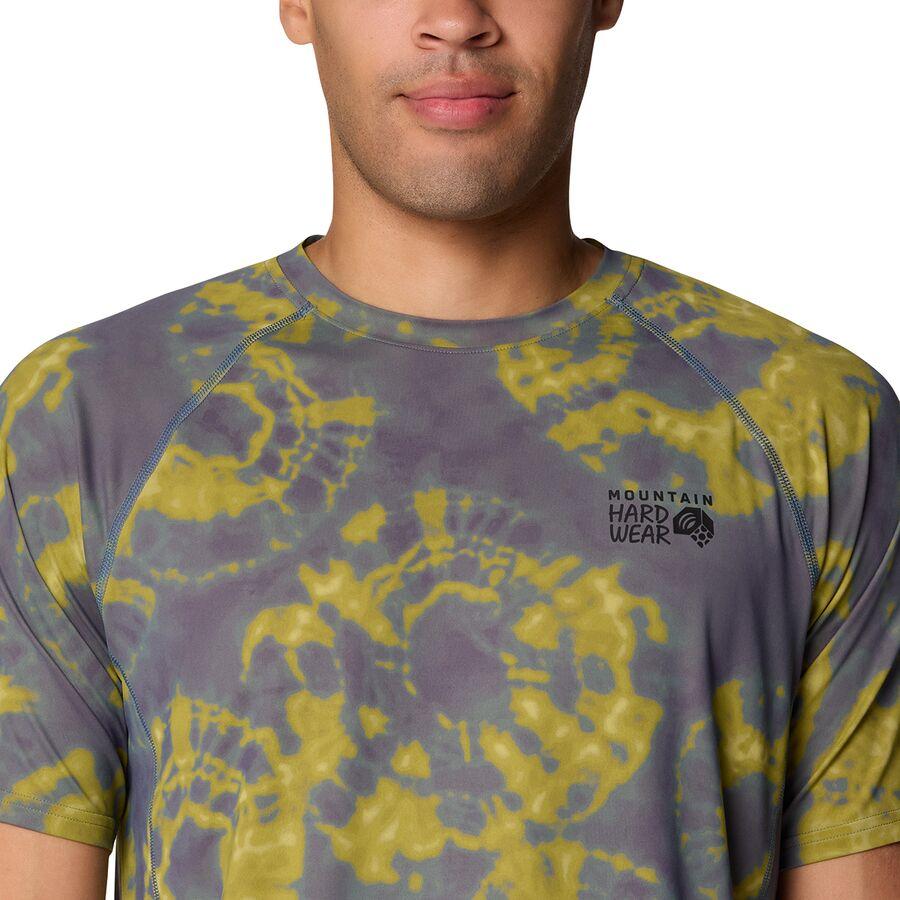 Backcountry Mountain Hardwear Crater Lake Short-Sleeve Shirt - Men's Adriatic Blue Spore Dye Print