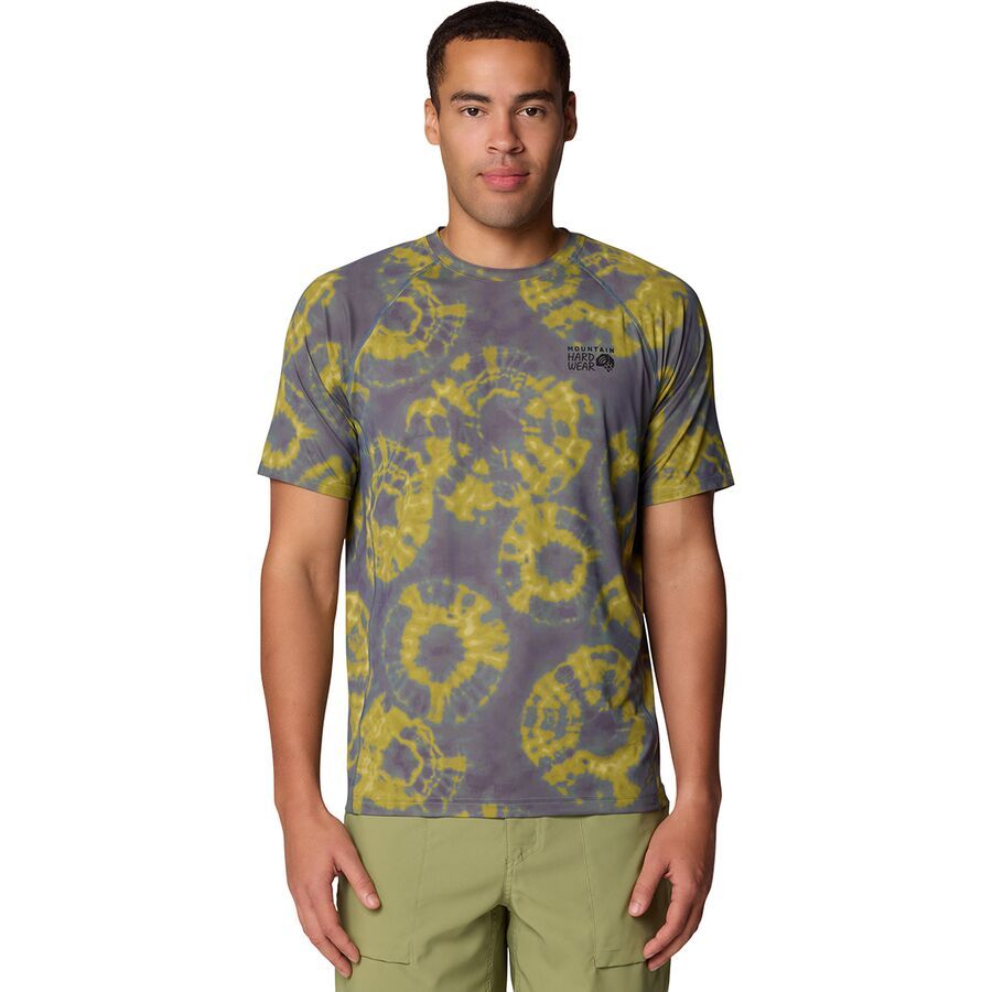 backcountry Mountain Hardwear Crater Lake Short-Sleeve Shirt - Men's Adriatic Blue Spore Dye Print