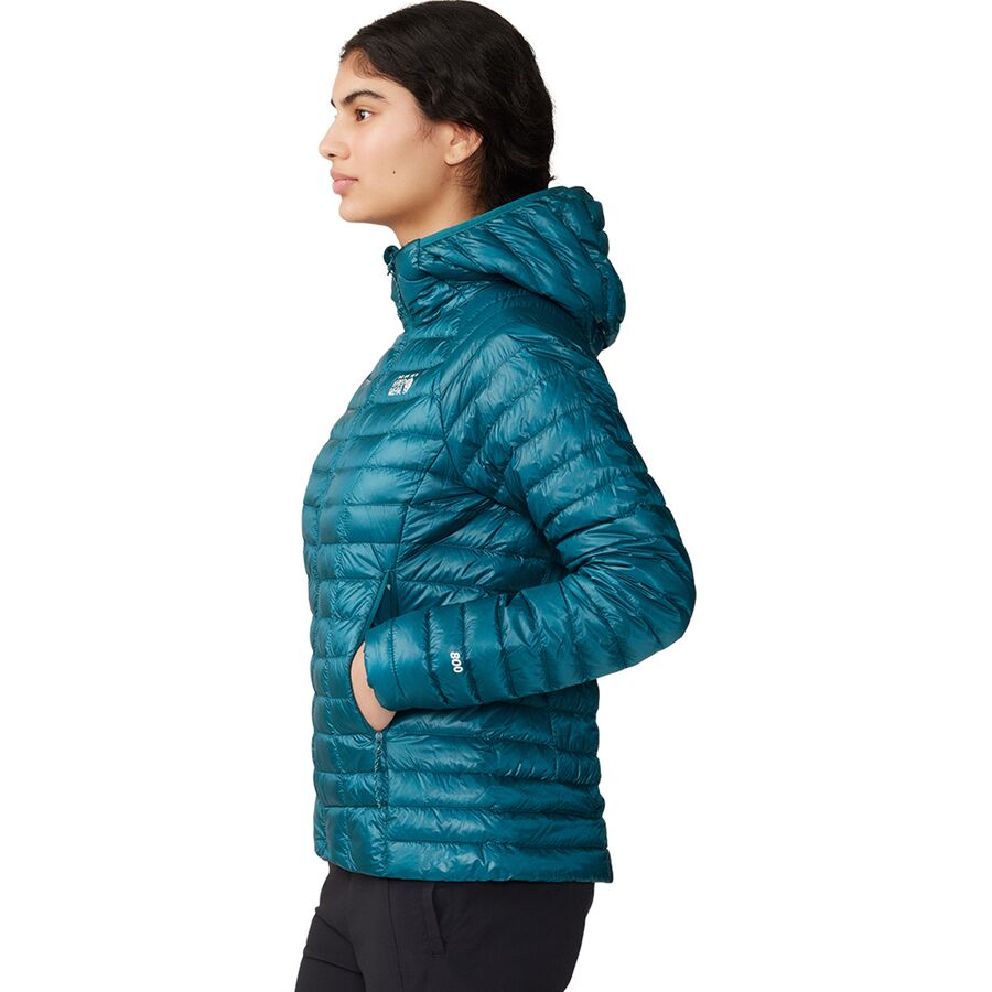 Backcountry Mountain Hardwear Ghost Whisperer Hooded Down Jacket - Women's Jack Pine