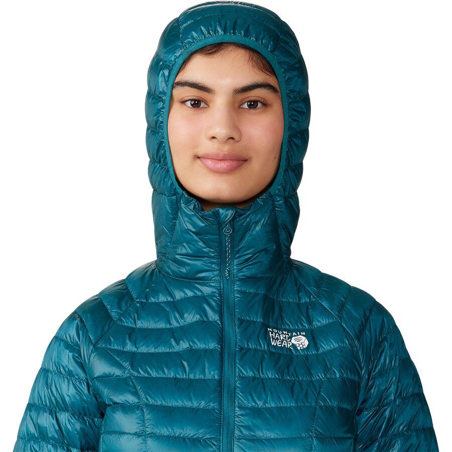 Backcountry Mountain Hardwear Ghost Whisperer Hooded Down Jacket - Women's Jack Pine