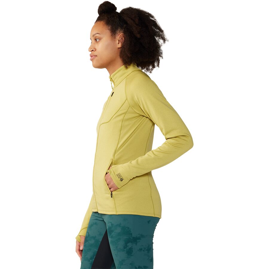 Backcountry Mountain Hardwear Glacial Trail Full Zip Jacket - Women's Bright Olive