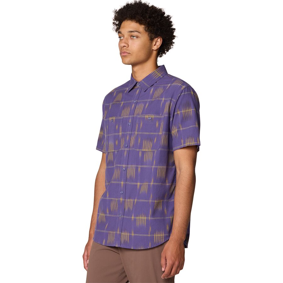 Backcountry Mountain Hardwear Grove Hide Out Shirt - Men's Allium Ikat Jacquard