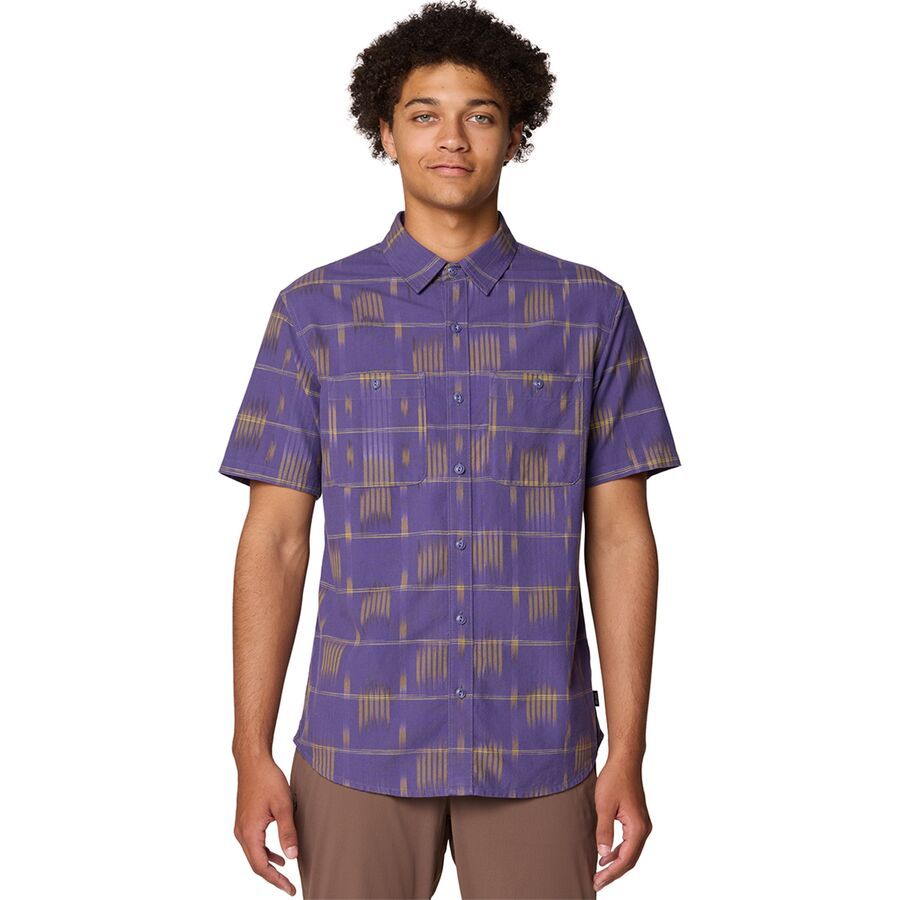 backcountry Mountain Hardwear Grove Hide Out Shirt - Men's Allium Ikat Jacquard