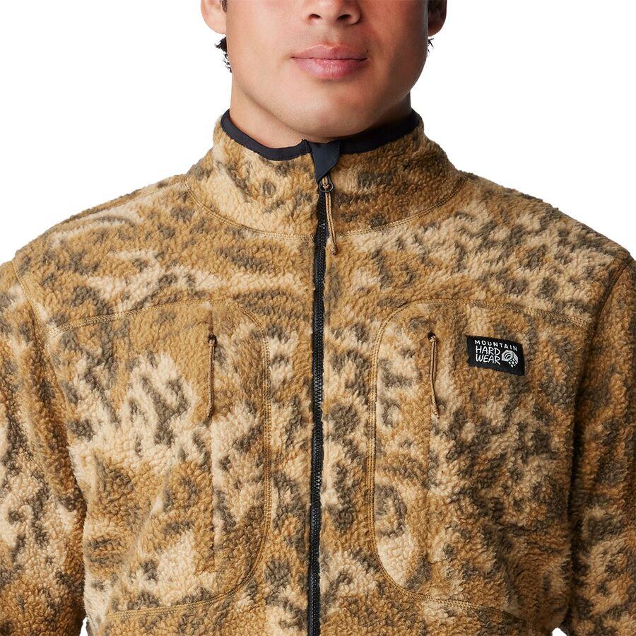 Backcountry Mountain Hardwear HiCamp Fleece Printed Pullover - Men's Corozo Nut Forests Floor Print