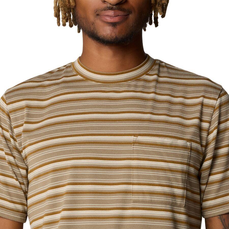 Backcountry Mountain Hardwear Low Exposure Shirt - Men's Golden Brown Crag Stripe Print