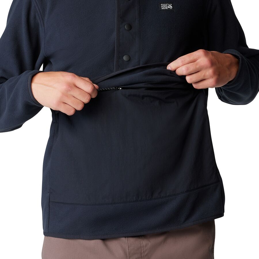 Backcountry Mountain Hardwear Microchill Snap Pullover - Men's Black