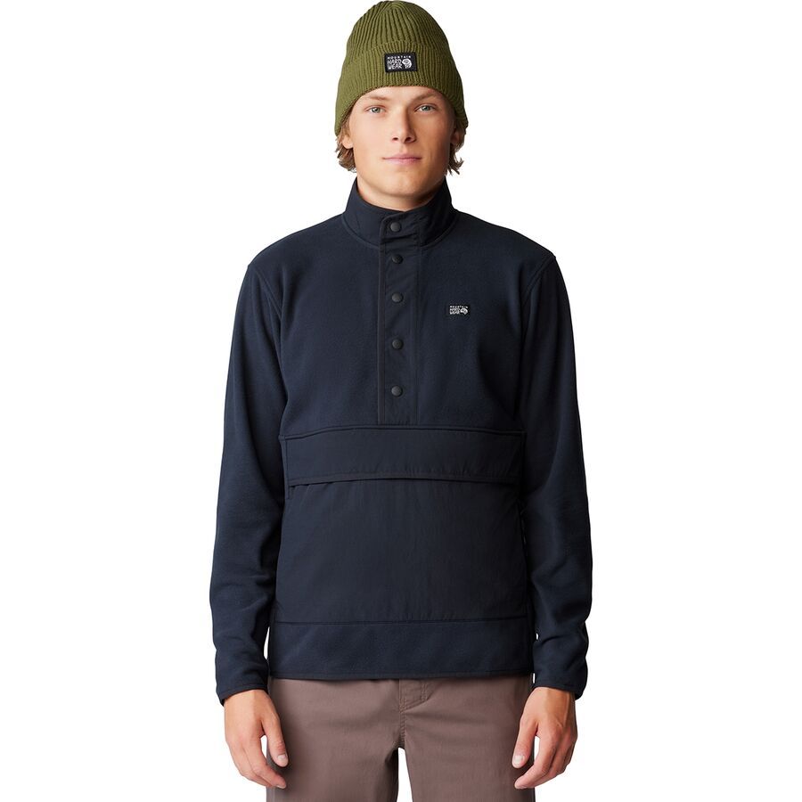 backcountry Mountain Hardwear Microchill Snap Pullover - Men's Black