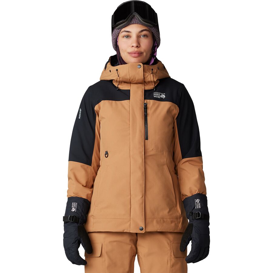Backcountry Mountain Hardwear Powder Maven Jacket - Women's Copper Clay/Black