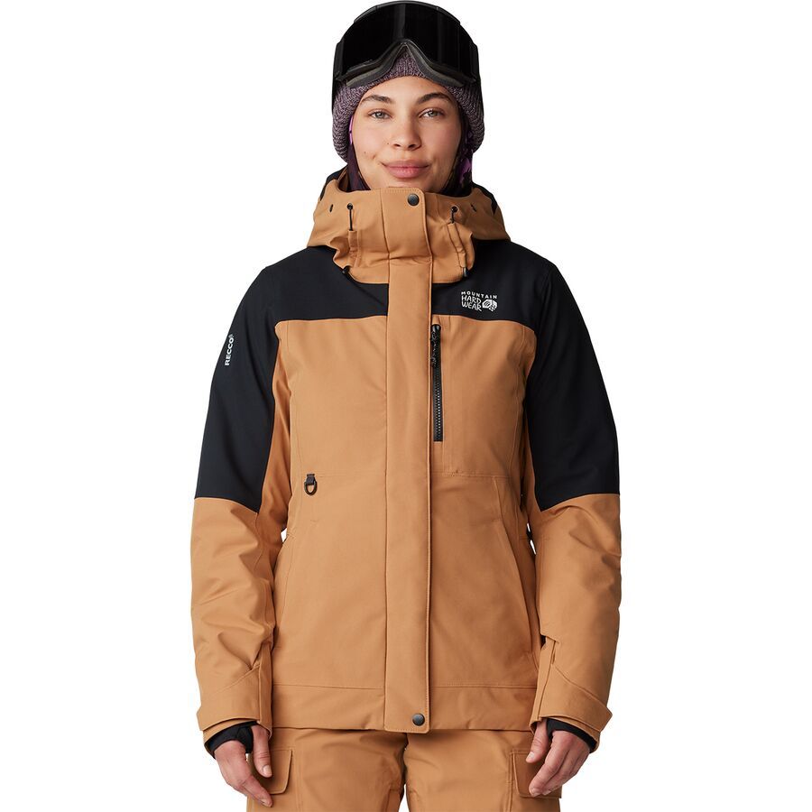 backcountry Mountain Hardwear Powder Maven Jacket - Women's Copper Clay/Black
