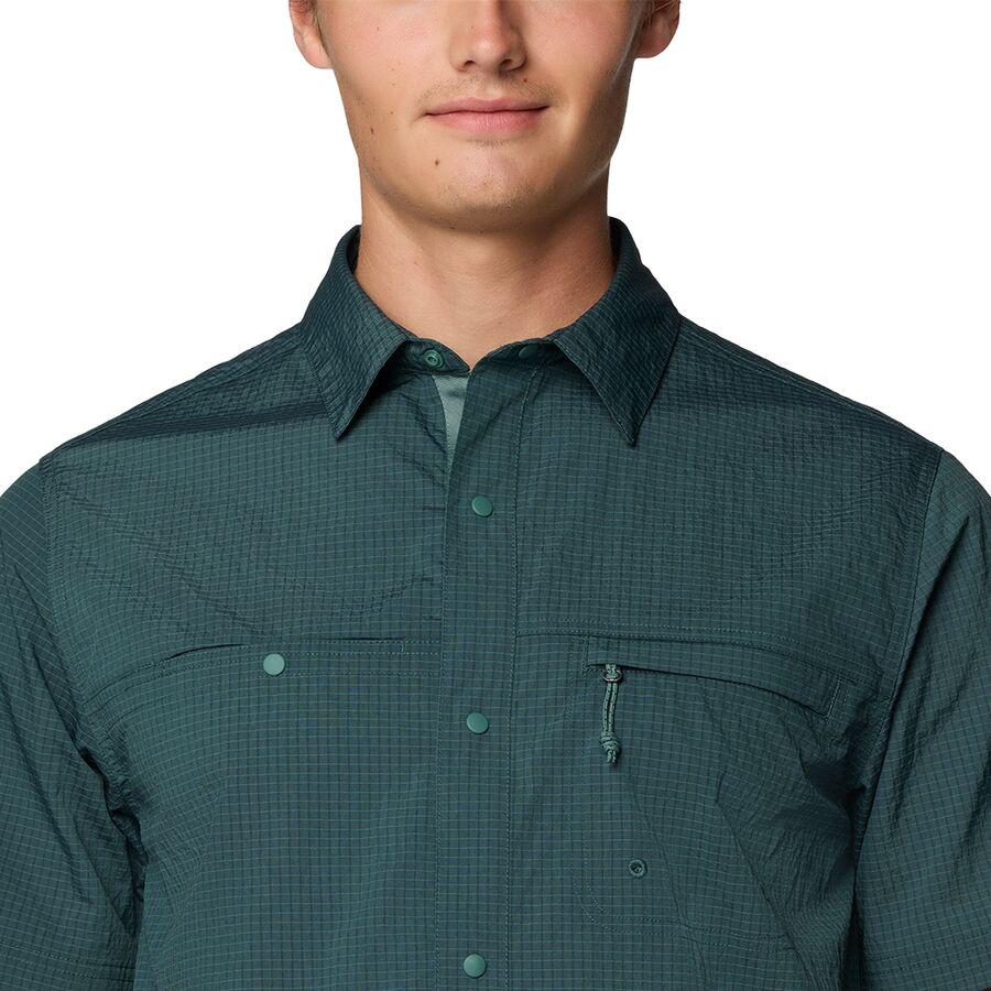 Backcountry Mountain Hardwear Stryder Short-Sleeve Shirt - Men's Blue Pine Ripstop