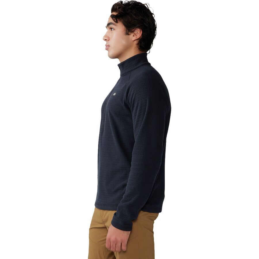 Backcountry Mountain Hardwear Summit Grid 1/2-Zip Fleece Jacket - Men's Black