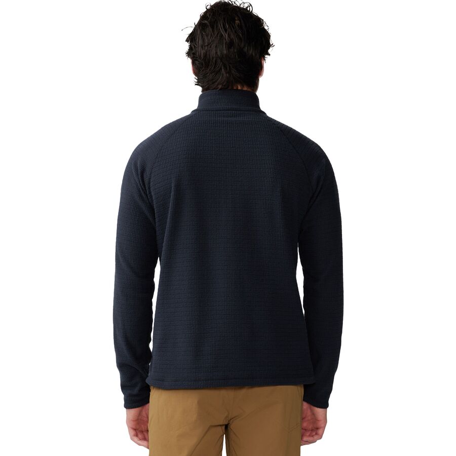 Backcountry Mountain Hardwear Summit Grid 1/2-Zip Fleece Jacket - Men's Black