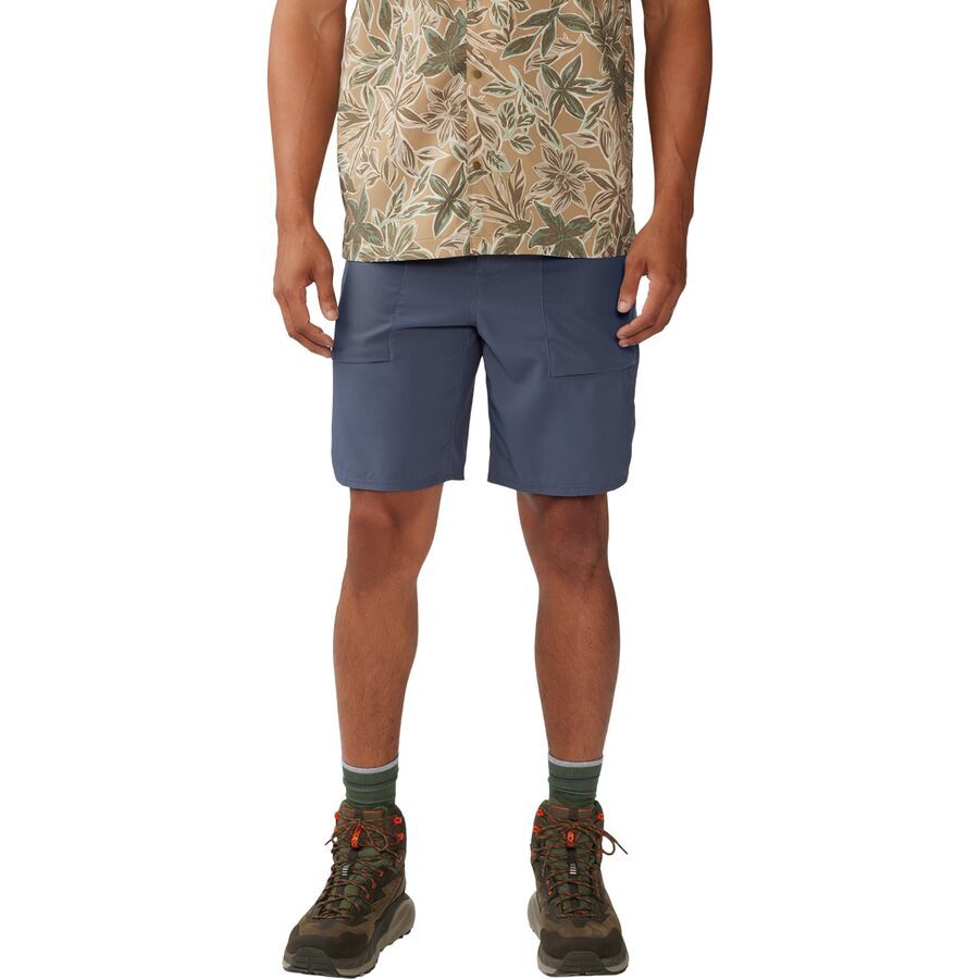 backcountry Mountain Hardwear Trail Sender 9in Short - Men's Blue Slate/Dark Storm