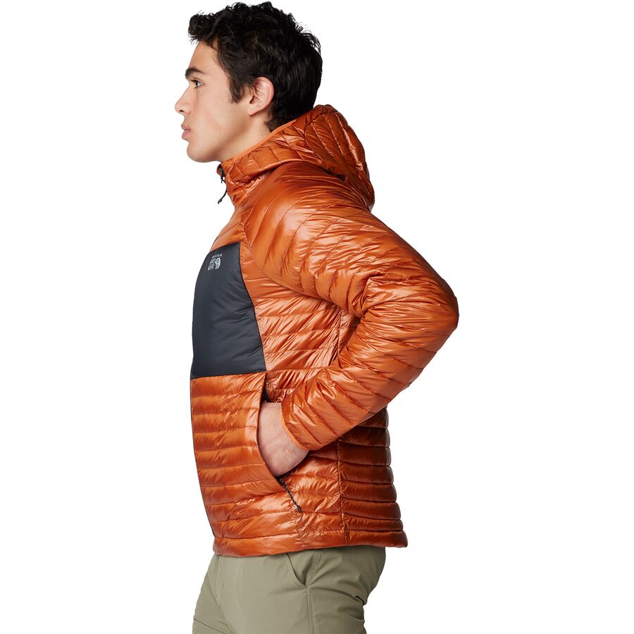 Backcountry Mountain Hardwear Ventano Hooded Jacket - Men's Raw Carnelian/Black