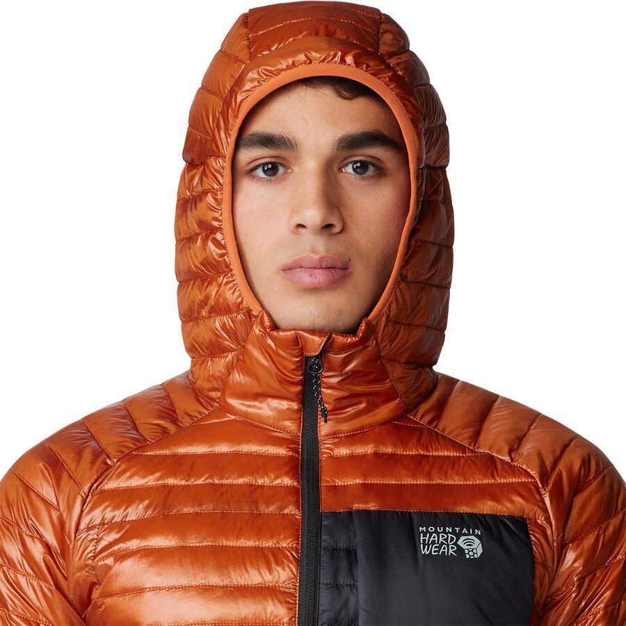 Backcountry Mountain Hardwear Ventano Hooded Jacket - Men's Raw Carnelian/Black