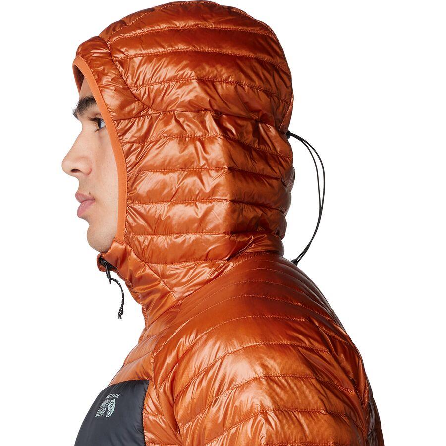 Backcountry Mountain Hardwear Ventano Hooded Jacket - Men's Raw Carnelian/Black