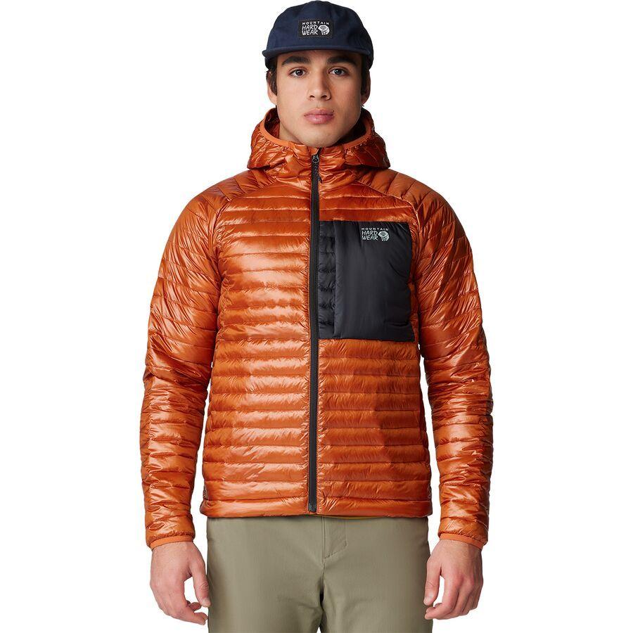 backcountry Mountain Hardwear Ventano Hooded Jacket - Men's Raw Carnelian/Black