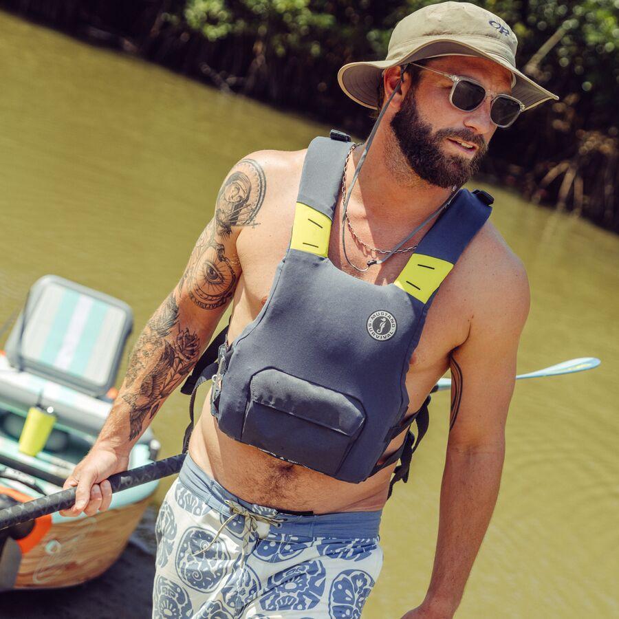 Backcountry Mustang Survival Khimera Hybrid Dual Flotation Personal Flotation Device Admiral Gray