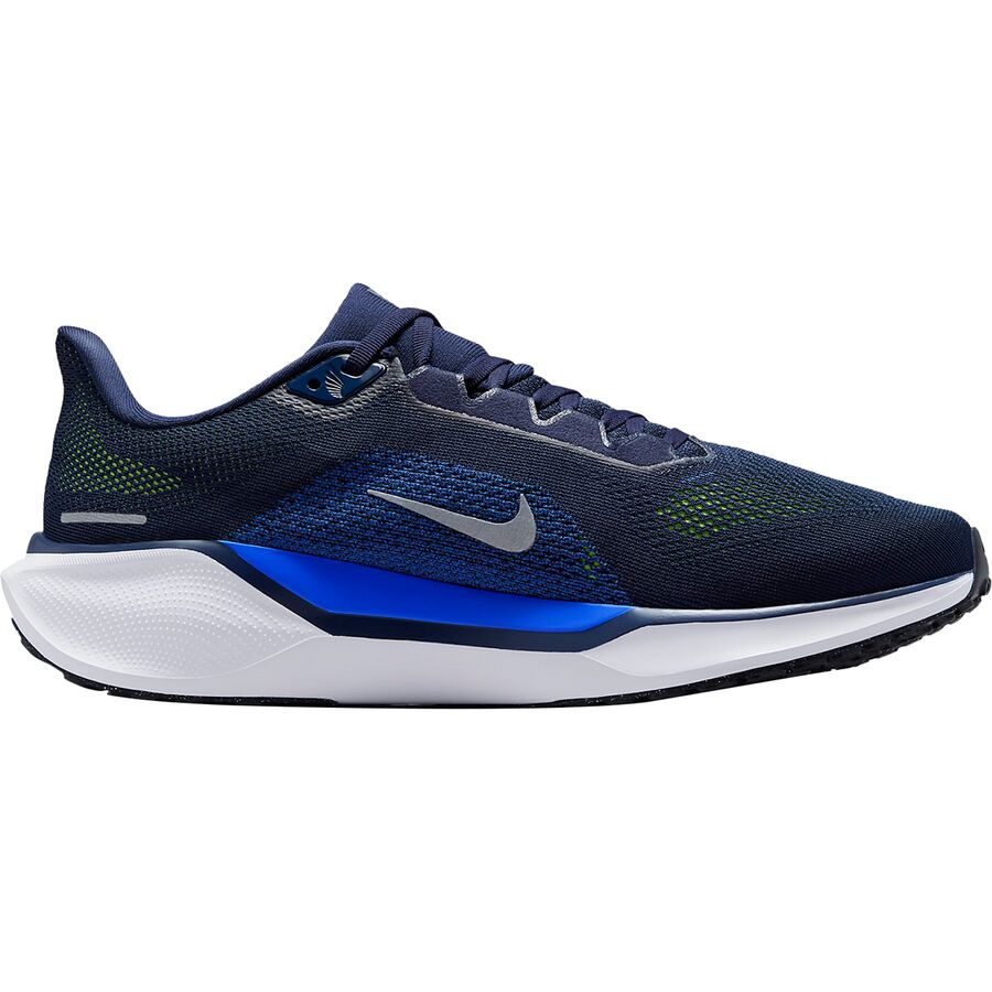Backcountry Nike Pegasus 41 Running Shoe - Men's Midnight Navy/Reflective Silver-Black-Volt