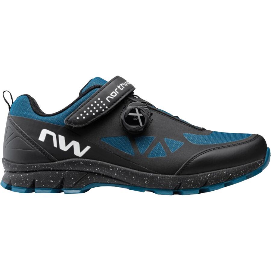 backcountry Northwave Corsair Mountain Bike Shoe - Men's Black/Blue Coral