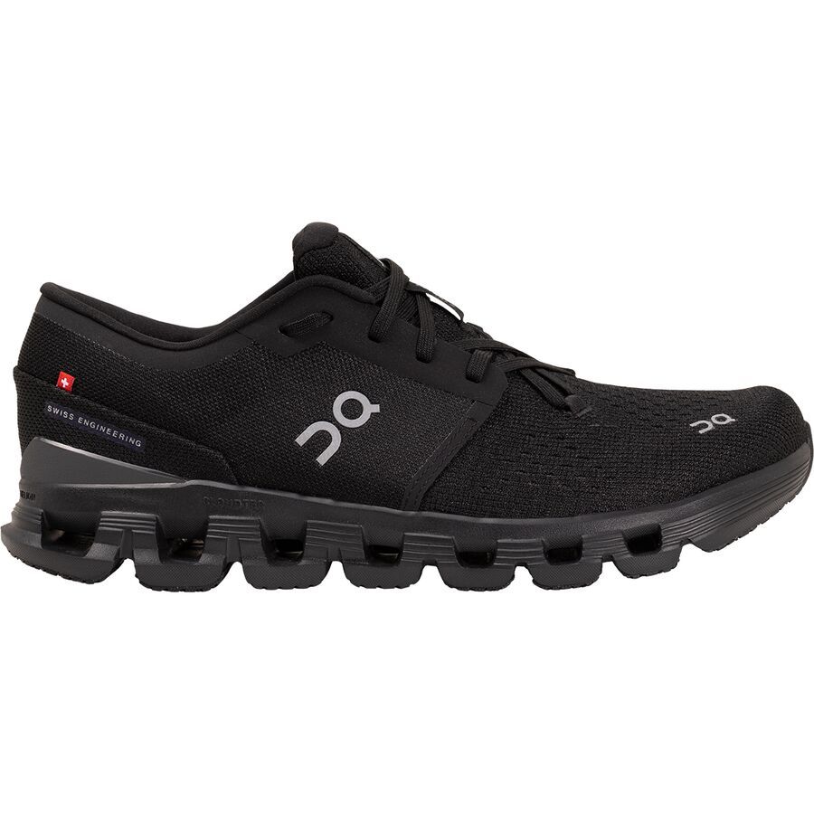 backcountry On Running Cloud X 4 Running Shoe - Women's Black/Eclipse