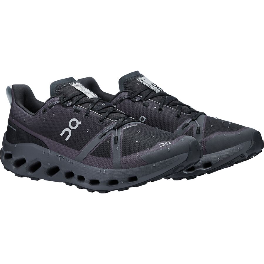 Backcountry On Running Cloudsurfer Trail Waterproof Running Shoe - Men's Black/Eclipse