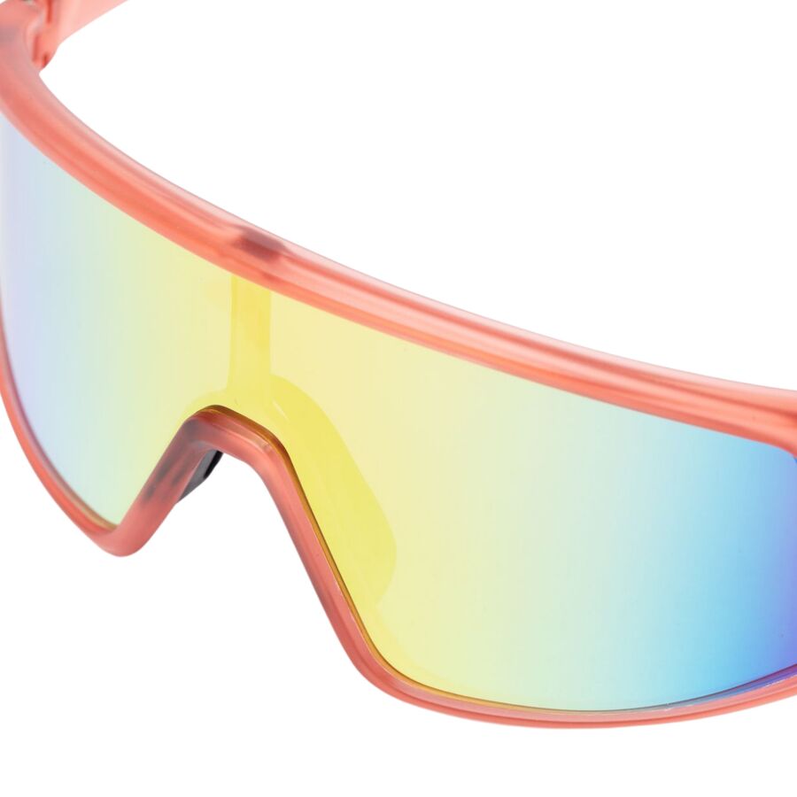 Backcountry Optic Nerve Stone Cat Polarized Sunglasses Crystal Red/Polarized Smoke Lens Orange Mirror