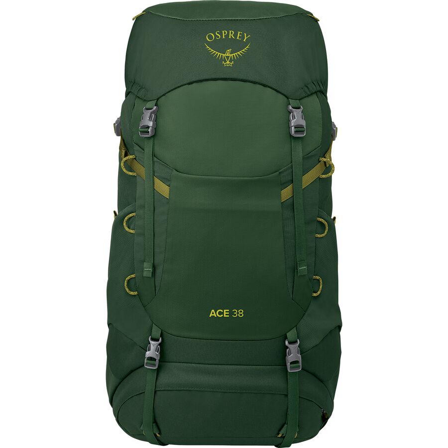 Backcountry Osprey Packs Ace 38L Backpack - Kids' Green Canopy/Matcha Green