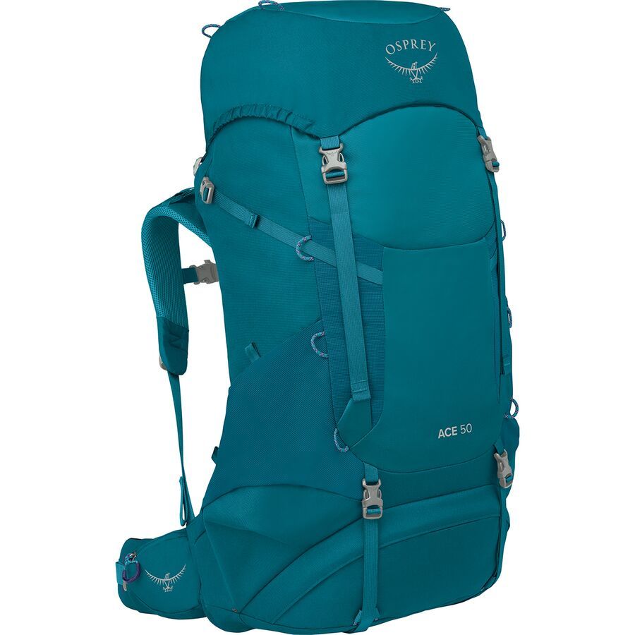backcountry Osprey Packs Ace 50L Backpack - Kids' Blue Spikemoss/Deep Peyto