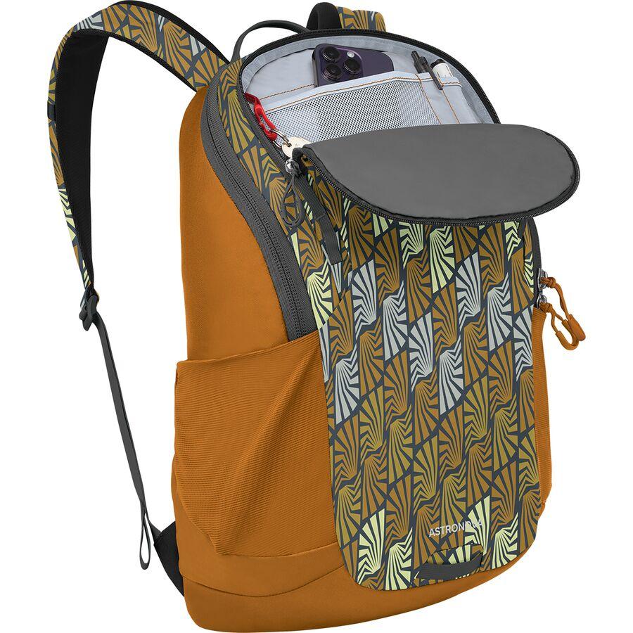 Backcountry Osprey Packs Astronova Backpack Kazuma Print Toffee Orange