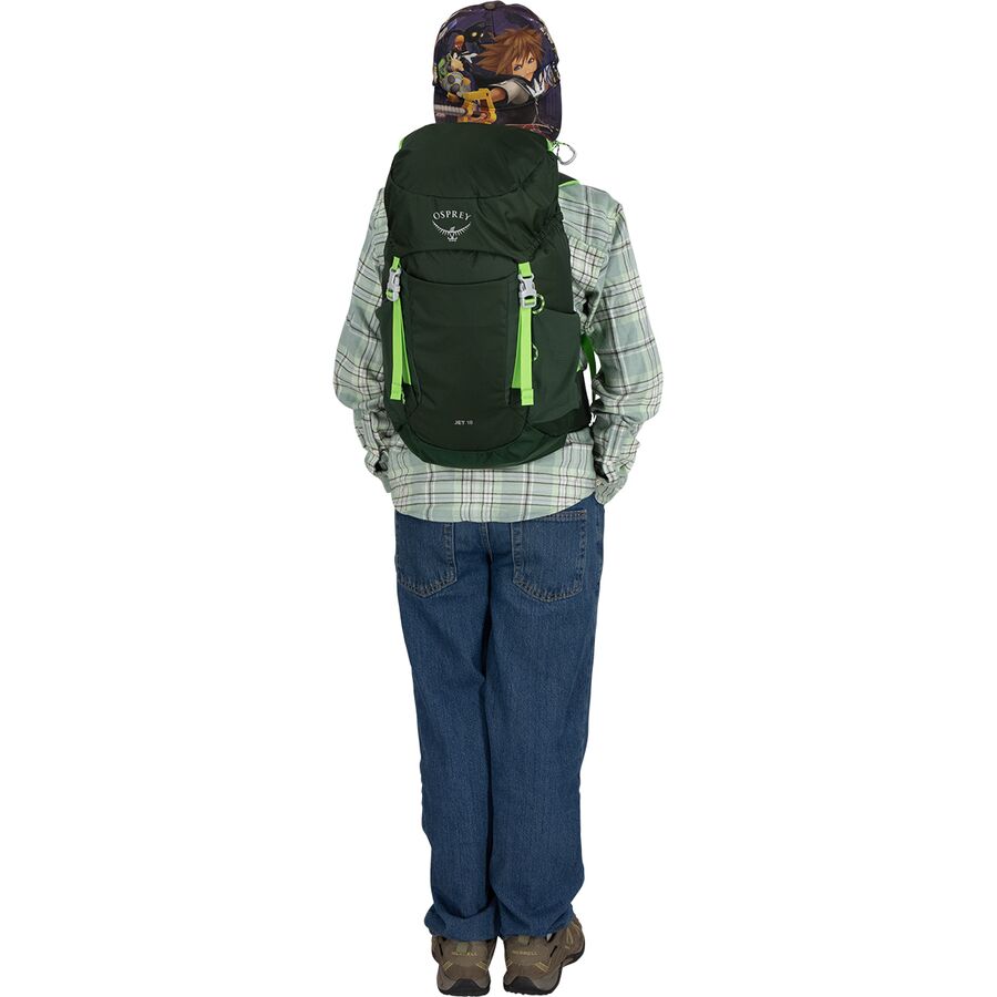 Backcountry Osprey Packs Jet 18L Hydration Pack - Kids' Green Canopy