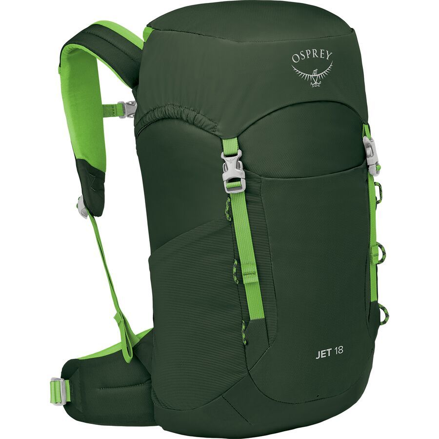 backcountry Osprey Packs Jet 18L Hydration Pack - Kids' Green Canopy