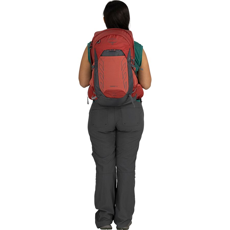 Backcountry Osprey Packs Tempest 22L Backpack - Women's Red Pampas/Coal Grey