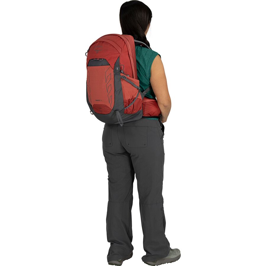 Backcountry Osprey Packs Tempest 22L Backpack - Women's Red Pampas/Coal Grey