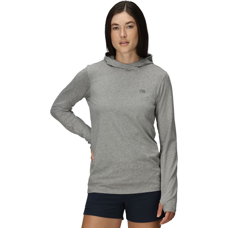 backcountry Outdoor Research ActiveIce Spectrum Sun Hoodie - Women's Grey Heather