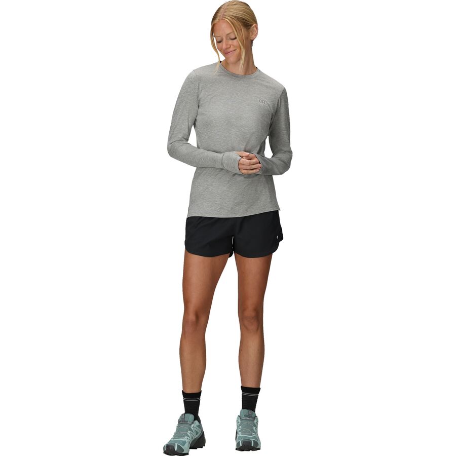 Backcountry Outdoor Research ActiveIce Spectrum Sun Long-Sleeve T-Shirt - Women's Grey Heather
