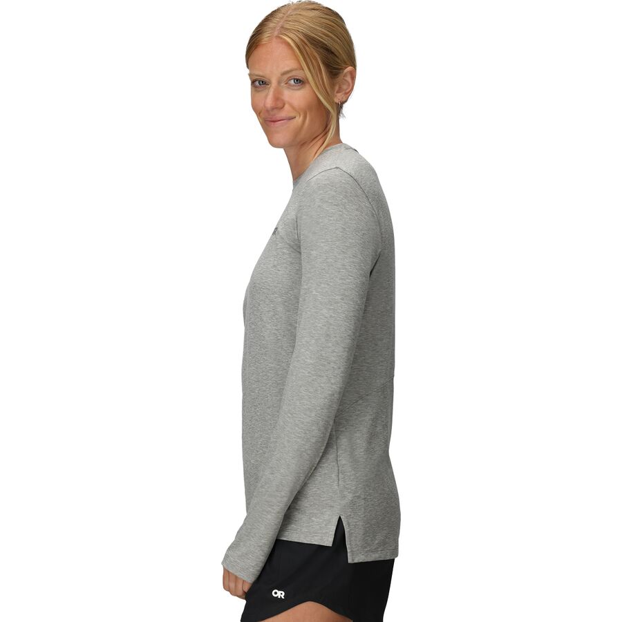 Backcountry Outdoor Research ActiveIce Spectrum Sun Long-Sleeve T-Shirt - Women's Grey Heather