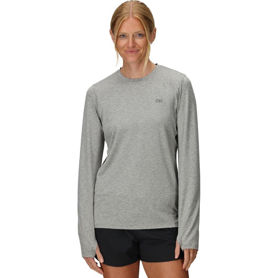 backcountry Outdoor Research ActiveIce Spectrum Sun Long-Sleeve T-Shirt - Women's Grey Heather