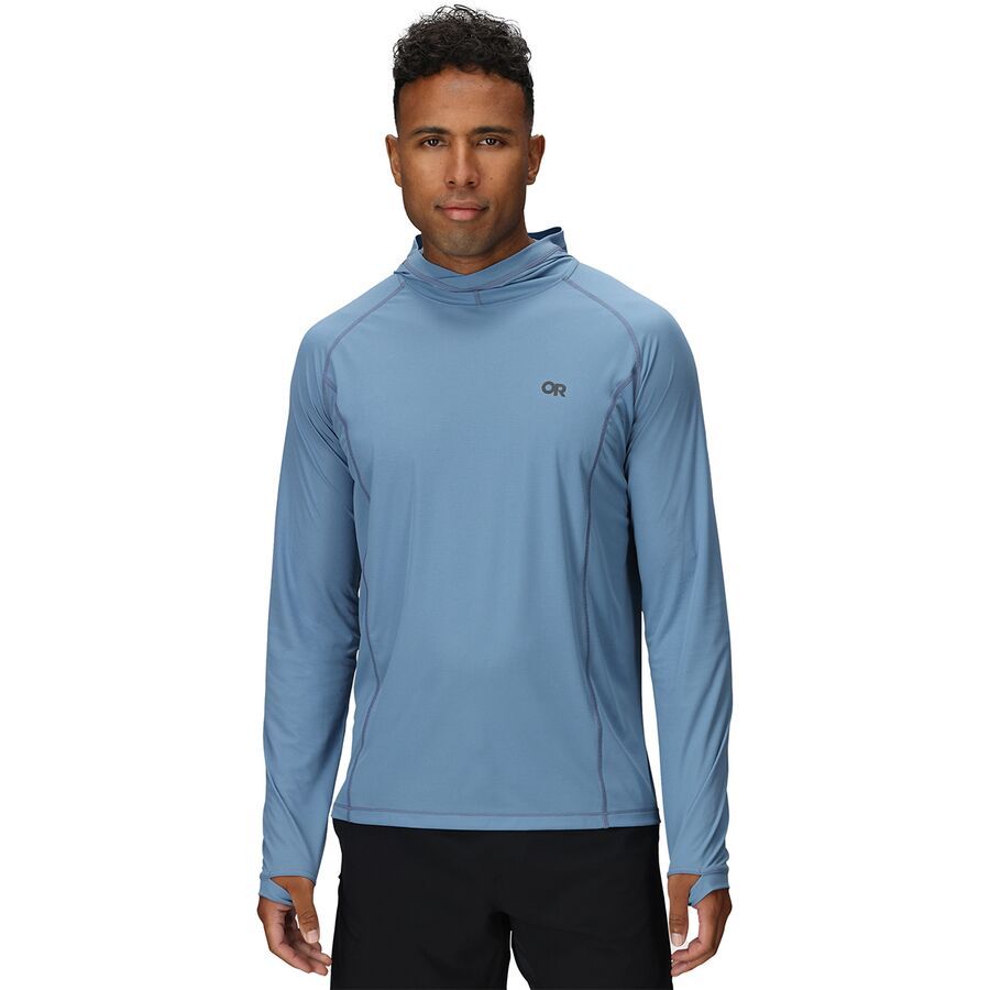 backcountry Outdoor Research Echo Hooded Long-Sleeve Shirt - Men's Olympic