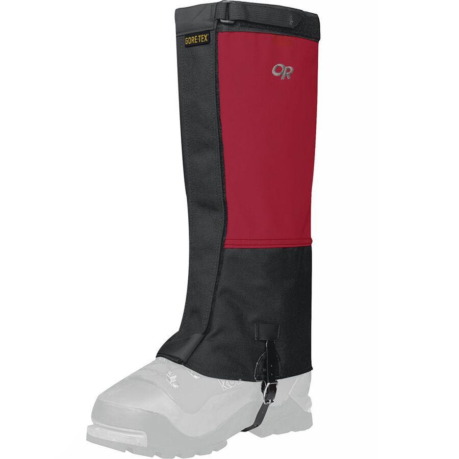 backcountry Outdoor Research Expedition Crocodile Gaiter Chili/Black