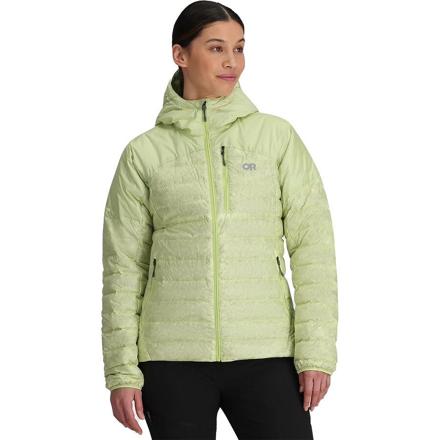 Backcountry Outdoor Research Helium Down Hooded Jacket - Women's Cool Matcha