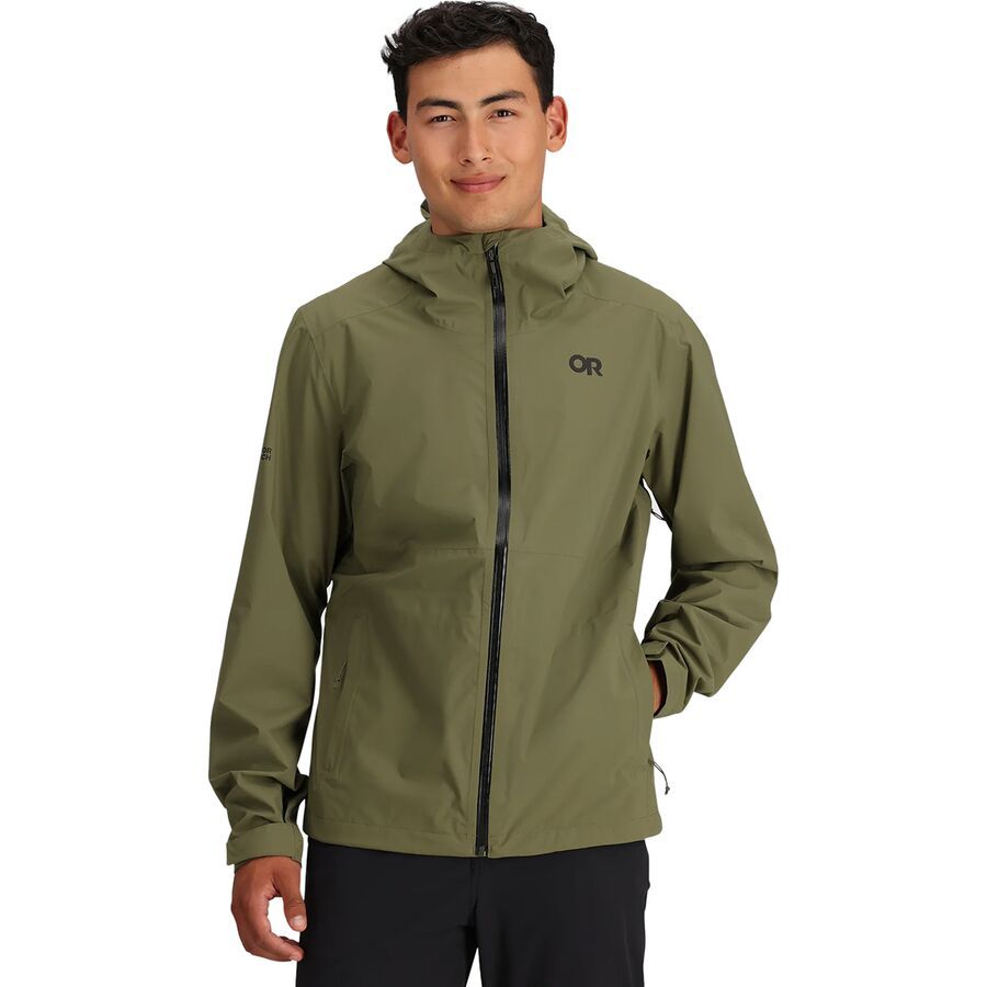 backcountry Outdoor Research Stratoburst Stretch Rain Jacket - Men's Ranger Green