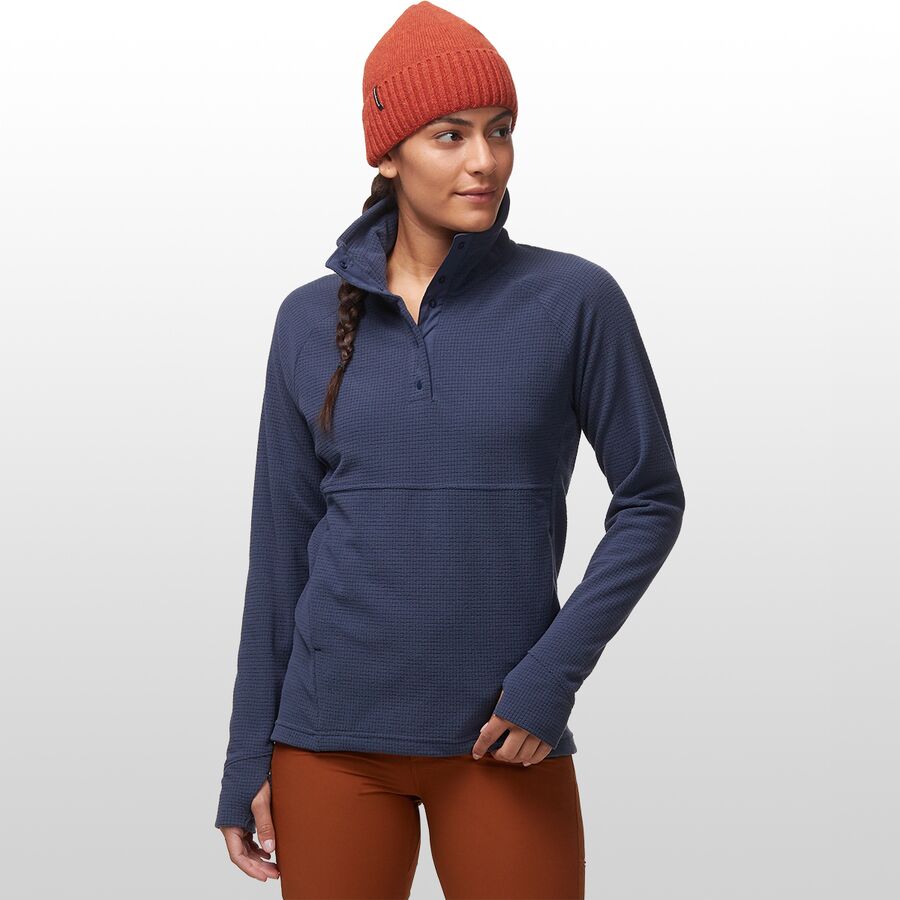 Backcountry Outdoor Research Trail Mix Snap Pullover - Women's Naval Blue