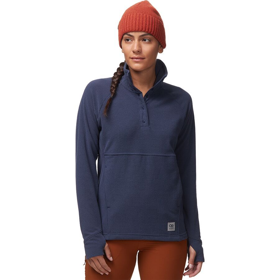 backcountry Outdoor Research Trail Mix Snap Pullover - Women's Naval Blue