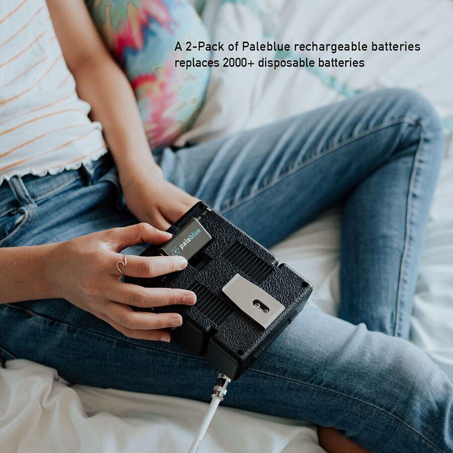 Backcountry Pale Blue Earth Lithium Ion Rechargeable 9V Batteries One Color