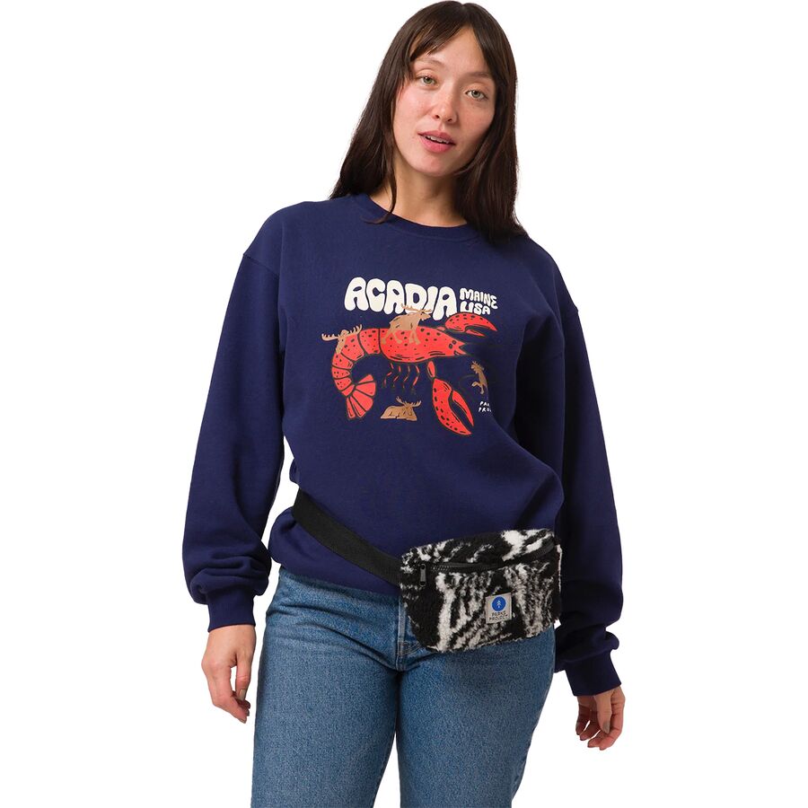 Backcountry Parks Project Acadia Waves Sherpa Fanny Pack Black/Natural